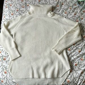 White Turtleneck Sweater